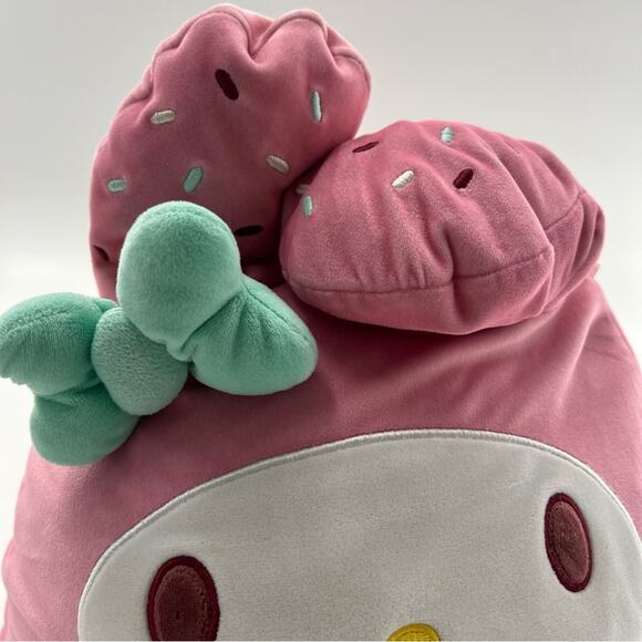 Sanrio Squishmallows Hello Kitty and Friends My Melody Ice Cream Plush 12” Pink - Picture 3 of 7